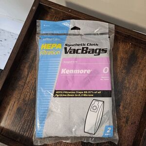 Kenmore Ultra Care Hepa Filtration Synthetic Cloth Vacuum Cleaner Bags NWT White